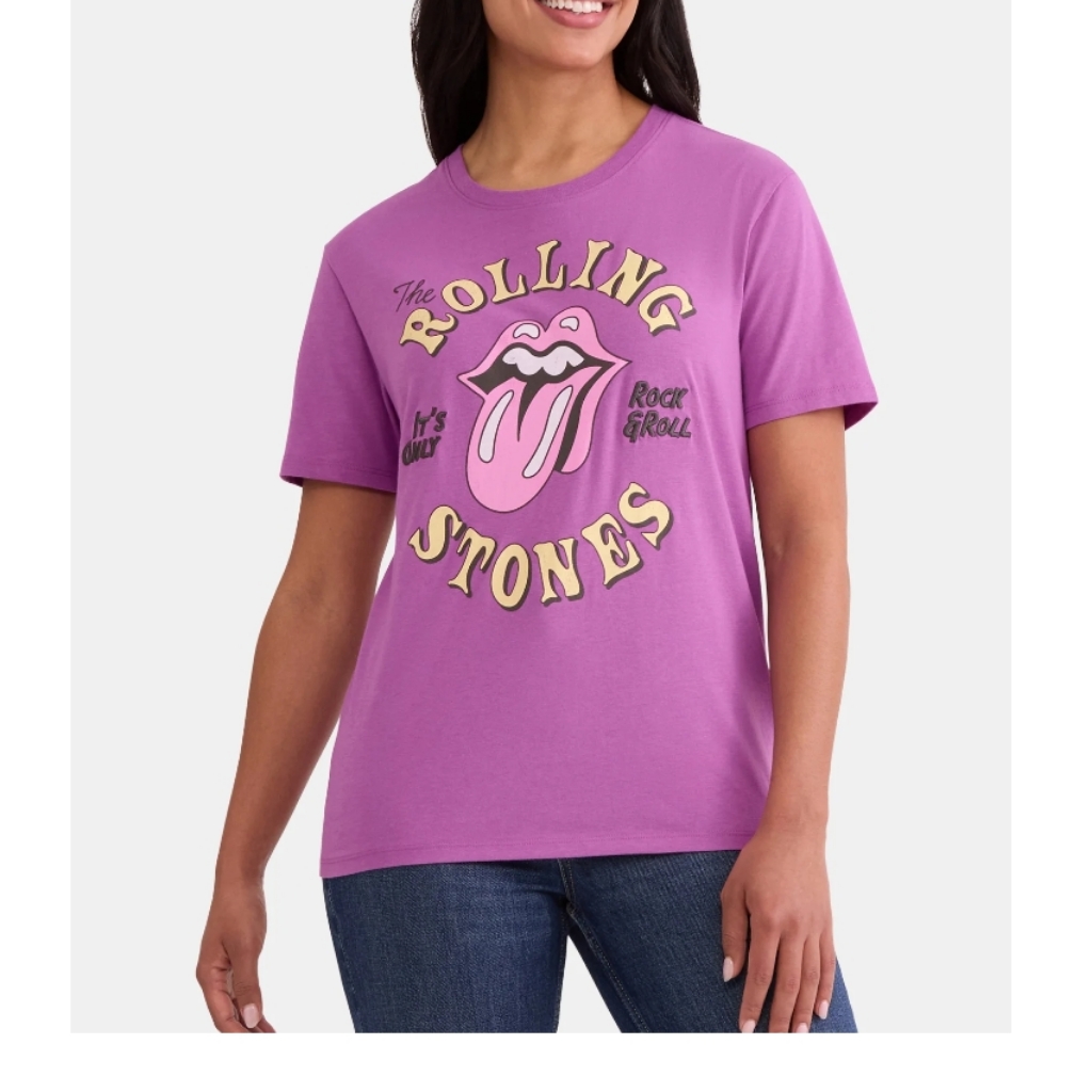 Time And Tru Women's Purple Graphic Tee. Size Xxxl. Nwt.